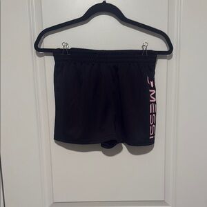 Messi Black Athletic Shorts
